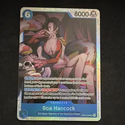 Boa Hancock EB03-026 Super Rare Holo Character Card One Piece CCG - Image 1