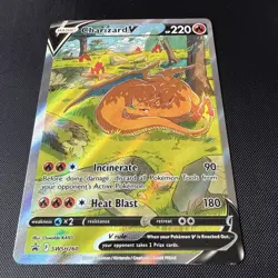 Pokemon Charizard V SWSH260 Black Star Promo Card NM - Image 2