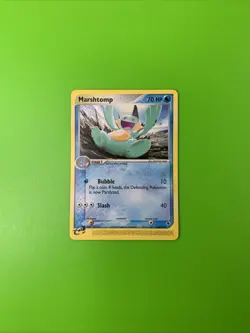 Marshtomp 40/109 EX Ruby & Sapphire E-Reader Pokemon Card LP+ - Image 1