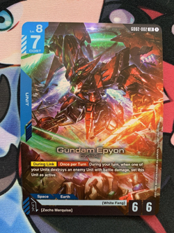 Gundam Card Game - Gundam Epyon GD02-002 LR - Dual Impact - Image 1