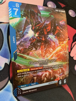 Gundam Card Game - Gundam Epyon GD02-002 LR - Dual Impact - Image 2
