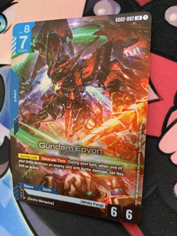 Gundam Card Game - Gundam Epyon GD02-002 LR - Dual Impact - Image 3