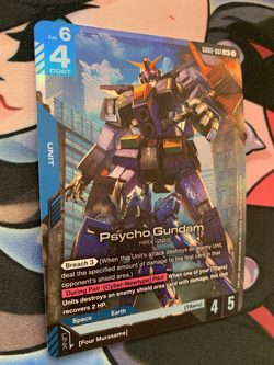 Gundam Card Game - Psycho Gundam GD02-001 LR - Dual Impact - Image 2