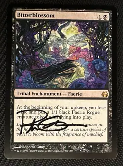 MTG Bitterblossom Artist Proof Signed Guay morningtide - Image 1