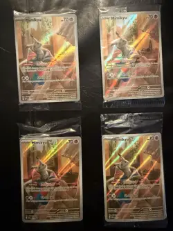 Mimikyu SVP 075 Black Star Promo SEALED Pokemon TCG Paldean Fates ETB (4 Total) - Image 2