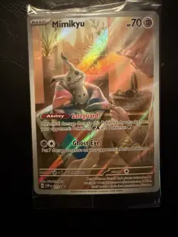 Mimikyu SVP 075 Black Star Promo SEALED Pokemon TCG Paldean Fates ETB (4 Total) - Image 4