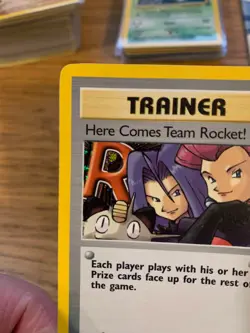 NM! 1st Edition Here Comes Team Rocket (15/82) Team Rocket Set Holo Pokemon Card - Image 3