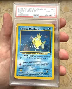 PSA 8 Pokemon Shining Magikarp 66 🍣 Neo Revelation Unlimited Very Clean - Image 4