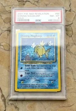 PSA 8 Pokemon Shining Magikarp 66 🍣 Neo Revelation Unlimited Very Clean - Image 5
