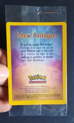 Carte Pokemon Mew Antique FR , ancient mew Promo Wizards Scellee neuve - Image 1