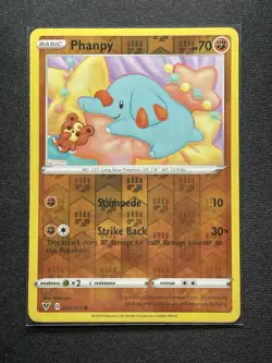 Pokemon Phanpy 086/185 Vivid Voltage Reverse Holo NM - Image 1