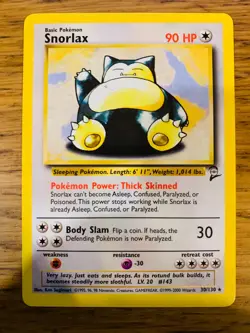 Snorlax (30/130) Rare Base Set 2 Pokemon Card! FAST & FREE P&P! - Image 1