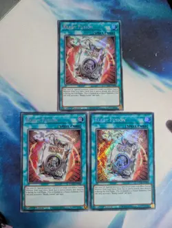 YuGiOh! Ready Fusion DAMA-EN066 x3 PLAYSET 1st Ed Secret Rare - Image 1