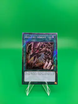 Yu-Gi-Oh! Red-Eyes Insight RA03-EN061 Platinum Secret Rare - Image 2