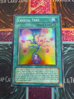 Yu-Gi-Oh! TCG Crystal Tree DP07-EN020 Super Rare 1st Edition Near Mint - Image 1