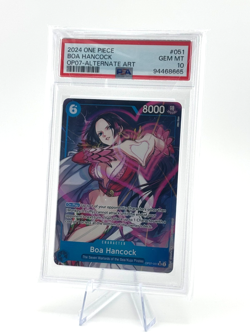 ONE PIECE OP07-500 YEARS IN THE FUTURE 051 BOA HANCOCK ALT ART PSA 10 - Image 1