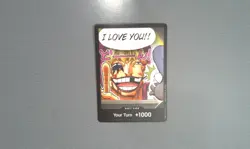 Don!! Card Sanji I Love You Kingdoms Of Intrigue One Piece TCG English - Image 1