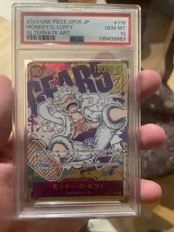 Monkey.D.Luffy (119) (Alternate Art) OP05-119 Awakening of the New Era Foil - Image 1