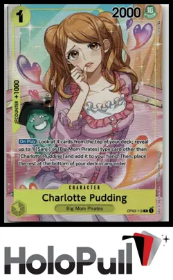 One Piece Pillars of Strength Charlotte Pudding (Alternate Art) #OP03-112 Rare - Image 1