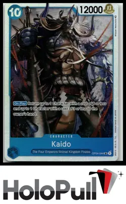 One Piece Kingdoms of Intrigue Kaido #OP04-044 Super Rare - Image 1