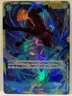 One Piece TCG Sanji OP06-119 Secret Rare Reprint Premium Booster Foil - Image 1