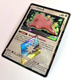 Ditto Prism Star 154/214 Lost Thunder Holo Rare NM Pokemon Card - Image 2