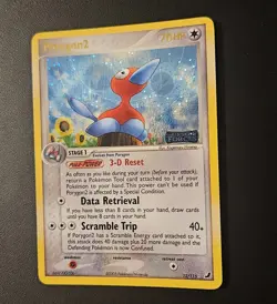 Porygon2 Reverse Holo Rare 2005 Pokemon Card 12/115 Unseen Forces - LP - Image 2