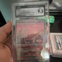 Pokemon Mew ex 053 Sv: Scarlet & Violet Promo Holo CGC 9.5 Card Psychic - Image 1