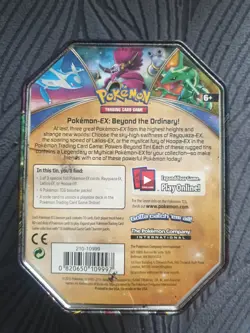 Pokemon Hoopa EX Collectable Tin, Has Both Inserts But No Cards. - Image 2