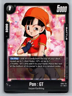 Dragon Ball Super Card Game #FB03-124 Pan : GT - Image 1
