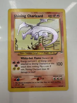 Shining Charizard Neo Destiny Holo Card 107/105 Unlimited Rare MP - Image 1