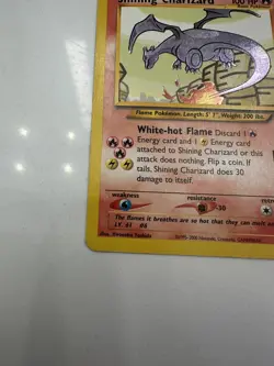 Shining Charizard Neo Destiny Holo Card 107/105 Unlimited Rare MP - Image 4