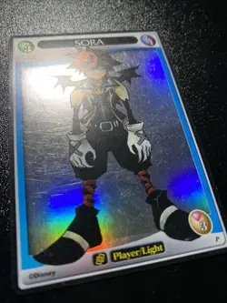 KINGDOM HEARTS TCG Halloween Town SORA Level 3 Foil Promo MP Disney Trading Card - Image 3