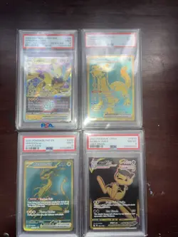 Pokemon Cards Graded Slabs Lot Of 4-PSA 8 and 3 PSA 9s All Mint Condition - Image 1