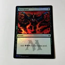 MTG English Dark Ritual LP Foil Masters 25 Magic Card - Image 1