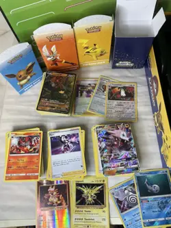 Pokemon TCG Board Game Missing Original Cards But Added +100 - Image 3