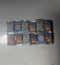 12 Miniature Handmade Pokemon Card Packs - Image 1