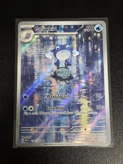 Poliwhirl Pokemon TCG Scarlet & Violet Card 151 176/165 NM-Mint Condition - Image 1