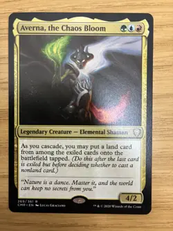 Averna the Chaos Bloom Cascade Commander Edh Deck Mtg Magic The Gathering - Image 1
