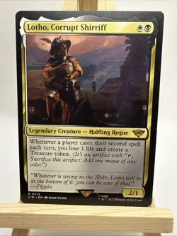 1x Lotho, Corrupt Shirriff, LOTR, Magic MTG NM - Image 1