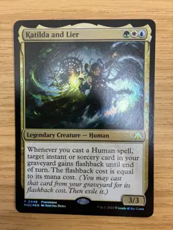 Katilda and Lier Humans Commander Edh Deck Mtg Magic The Gathering - Image 1