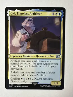 Cid, Timeless Artificer (0216) 216 MTG Normal FINAL FANTASY - Image 1