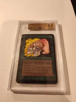 MTG Alpha Llanowar Elves BGS 9.5 quad+ - Image 1