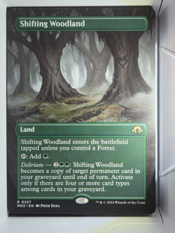 Shifting Woodland (Borderless) - R357 - MTG - Modern Horizons 3 (MH3) - Image 1