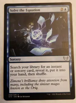 Solve the Equation Strixhaven: School of Mages Regular NM+ - Image 1