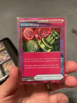 Unfair Stamp 165/167 Ace Spec Twilight Masquerade Pokemon TCG NM/M - Image 1
