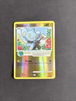 Pokemon TCG Shinx Reverse Holo 98/123 Common D&P Mysterious Treasures - NM - Image 1