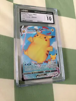 Surfing Pikachu VMAX #009/025 CGC 10 2021 Pokemon Celebrations - Image 1