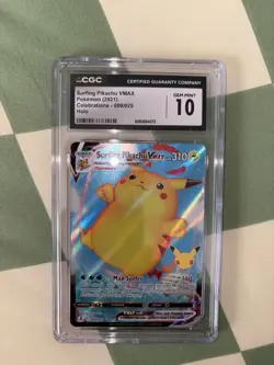Surfing Pikachu VMAX #009/025 CGC 10 2021 Pokemon Celebrations - Image 3