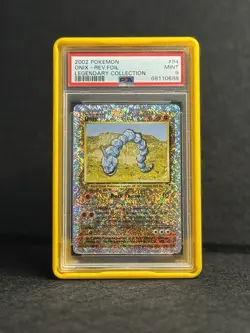 Pokemon 2002 Legendary #84 Onix Reverse Holo Foil PSA - Image 2